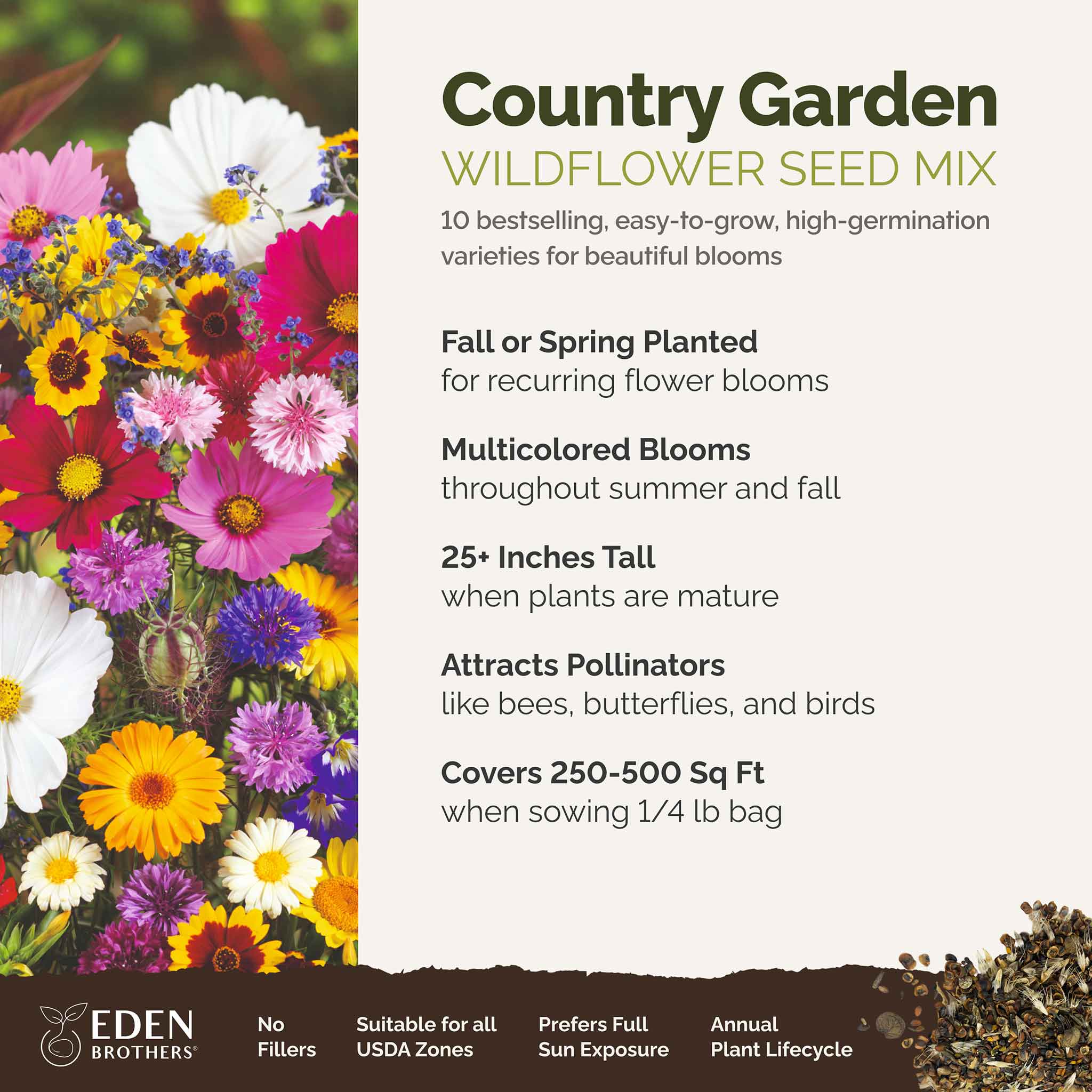 Country Garden Flower Seed Mix