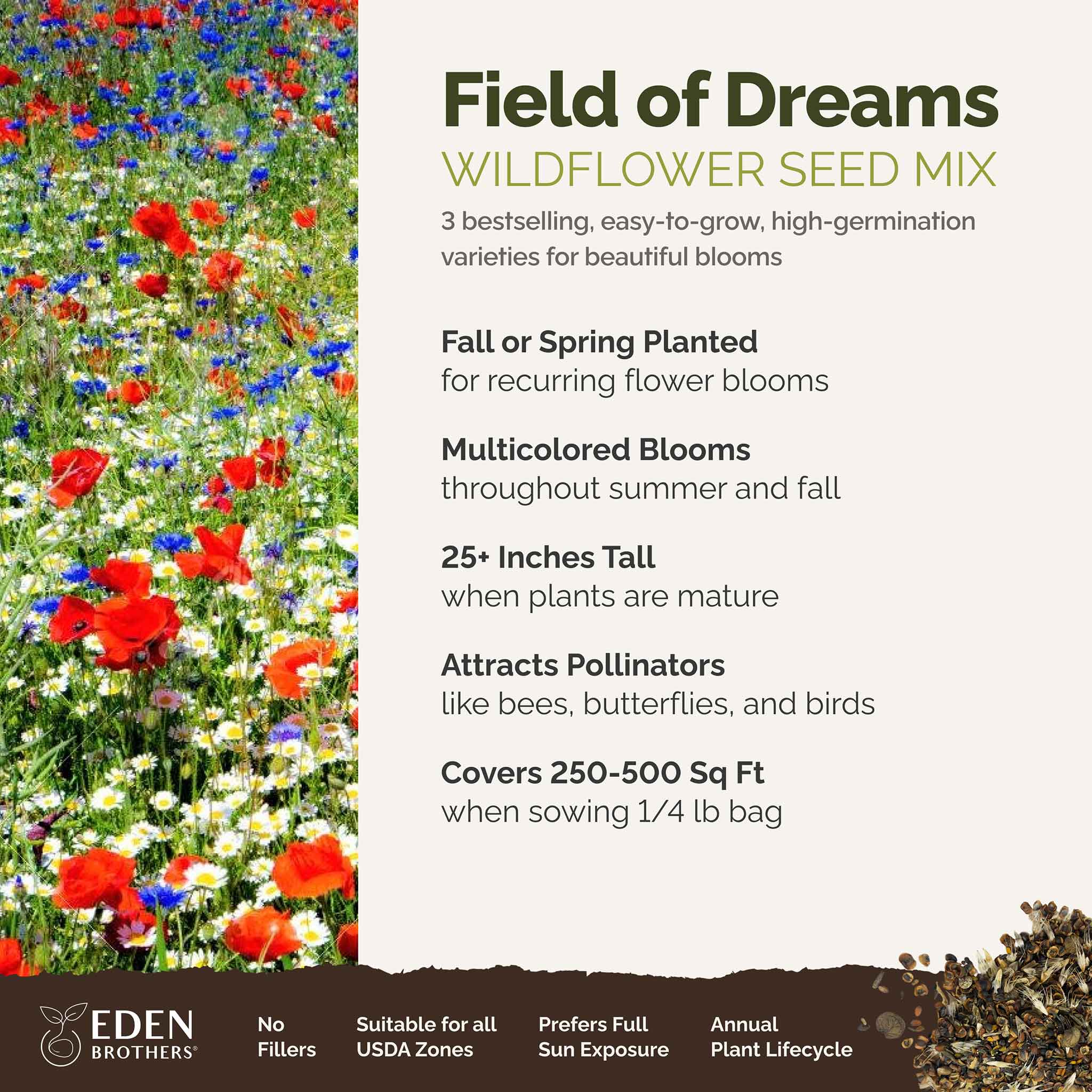 Field of Dreams Flower Seed Mix