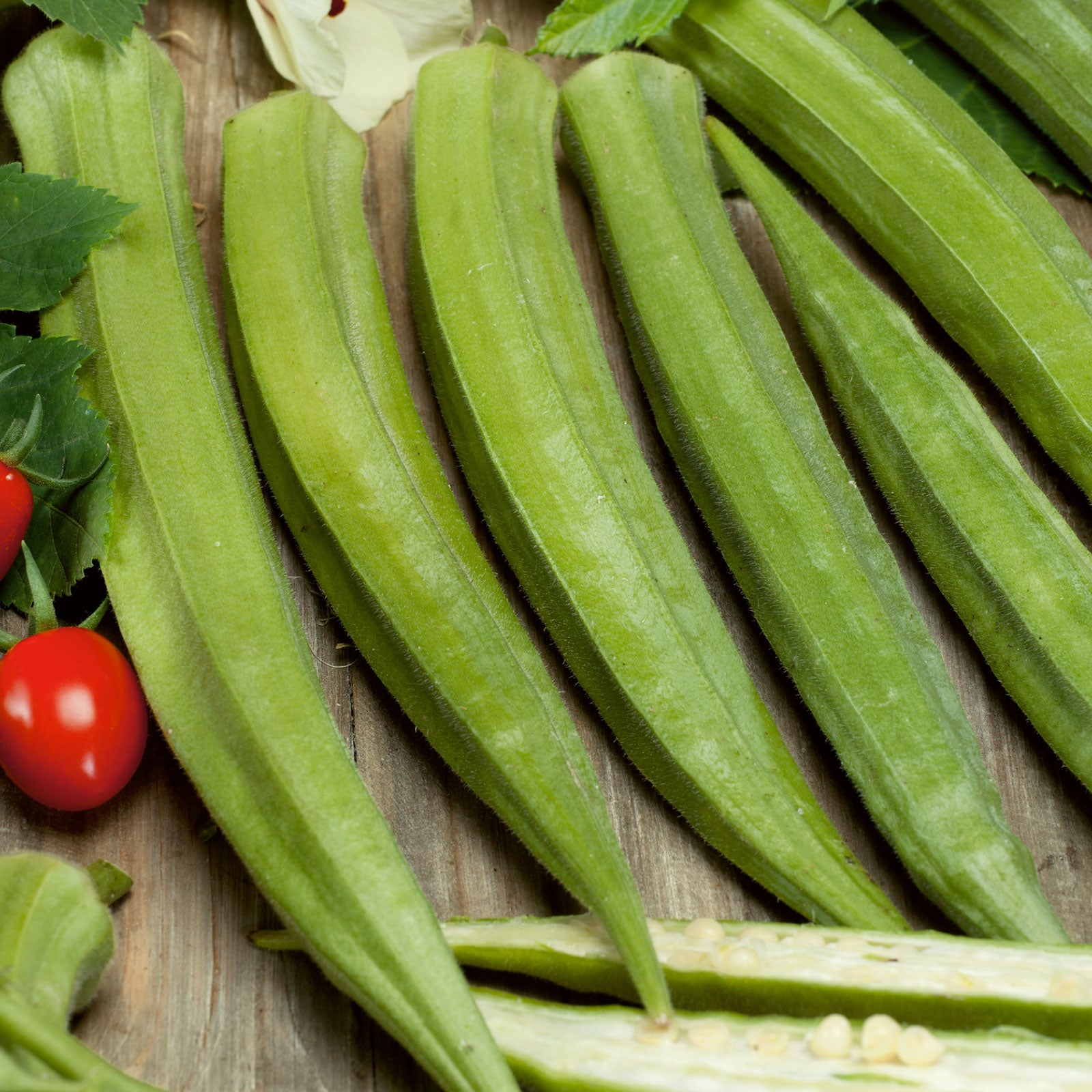 Organic Okra Seeds - Cow Horn