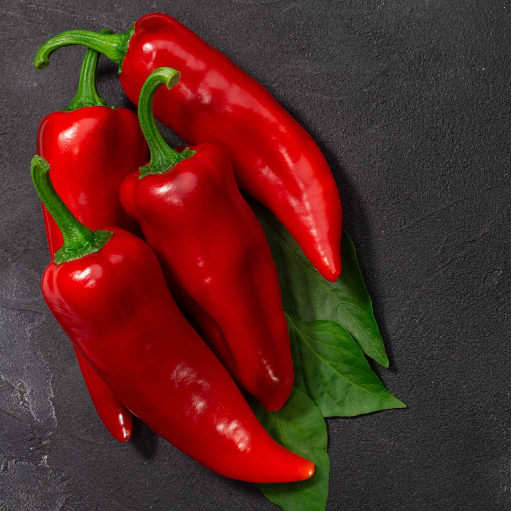 Organic Sweet Pepper Seeds - Marconi Red