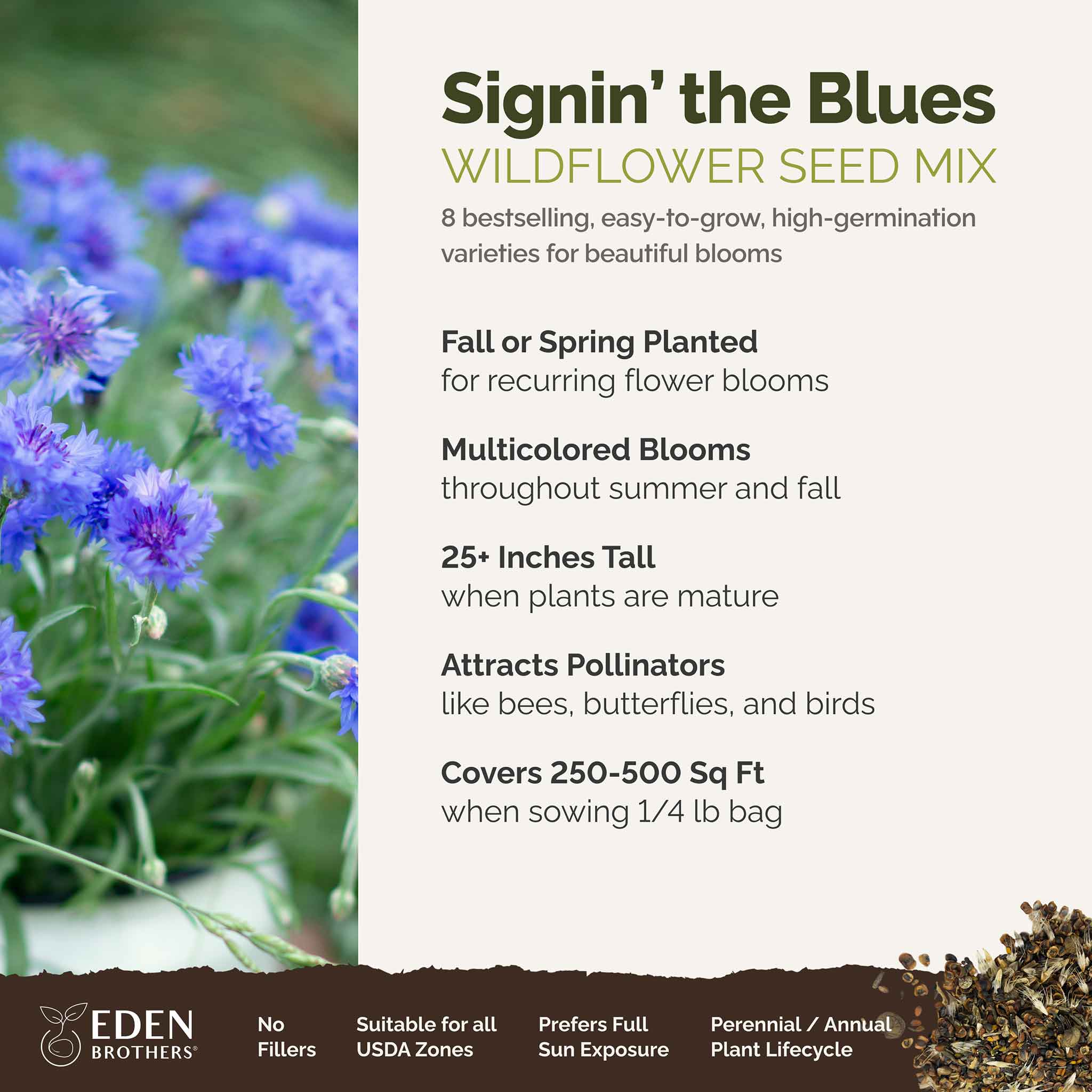 Singin' The Blues - Exclusive Blue Wildflower Seed Mix